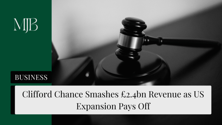 Clifford Chance Smashes £2.4bn Revenue as US Expansion Pays Off