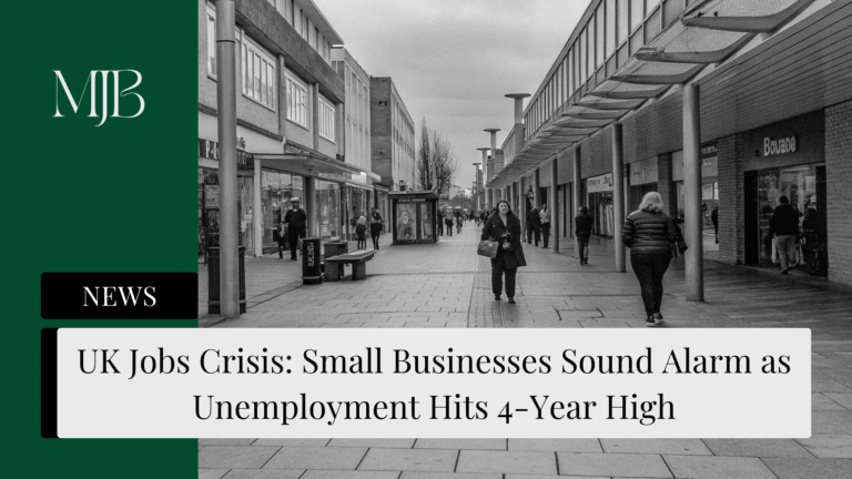 UK Jobs Crisis: Small Businesses Sound Alarm as Unemployment Hits 4-Year High