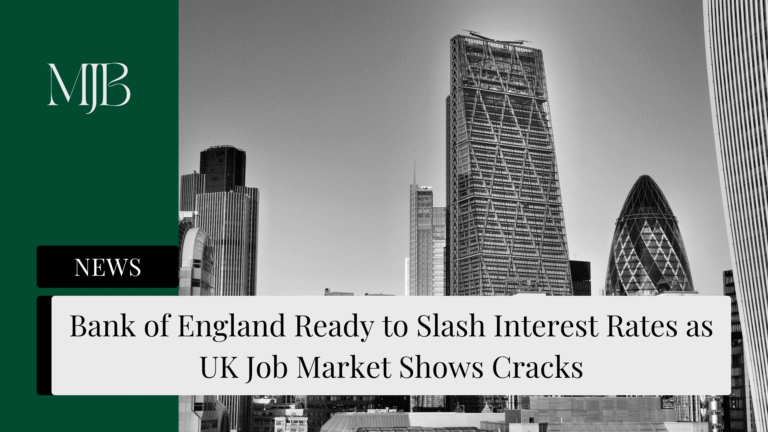 Bank of England Ready to Slash Interest Rates as UK Job Market Shows Cracks