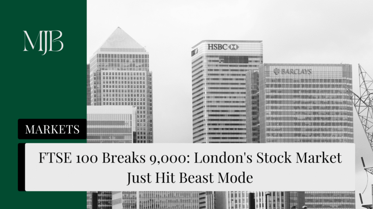 FTSE 100 Breaks 9,000: London’s Stock Market Just Hit Beast Mode