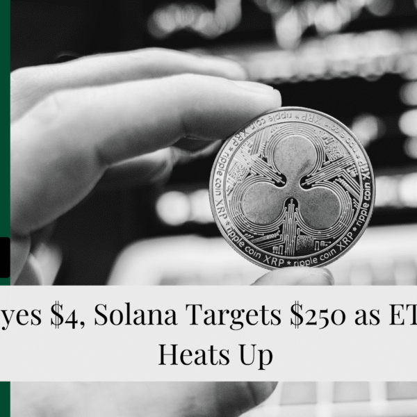 XRP Eyes $4, Solana Targets $250 as ETF Buzz Heats Up