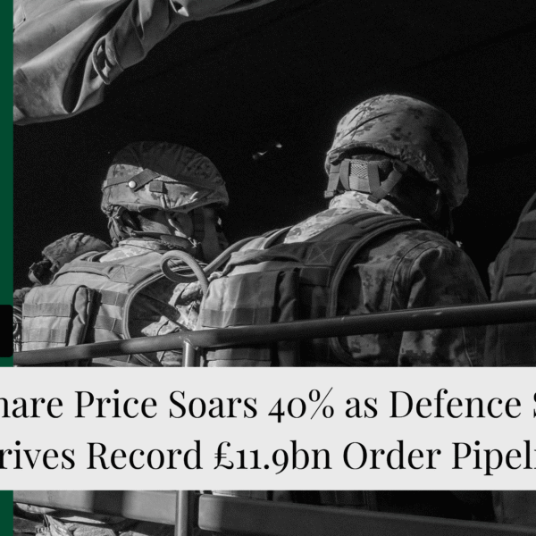 Serco Share Price Soars 40% as Defence Spending Drives Record £11.9bn Order Pipeline