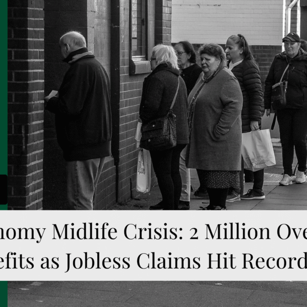 UK Economy Midlife Crisis: 2 Million Over-50s on Benefits as Jobless Claims Hit Record High