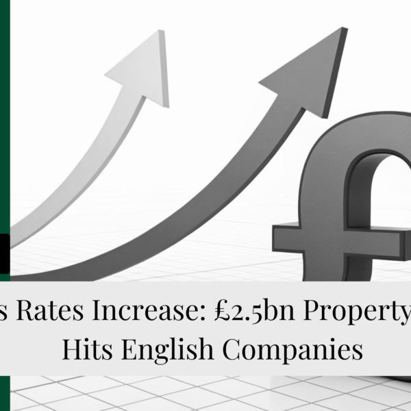 Business Rates Increase: £2.5bn Property Tax Rise Hits English Companies