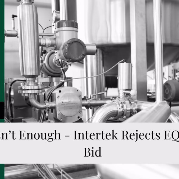 £10bn Isn’t Enough — Intertek Rejects EQT’s Third Bid
