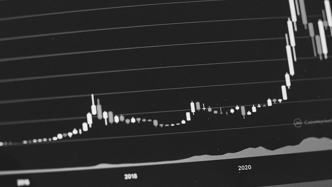 a computer screen with a chart on it, illustrating UK equity fund inflows