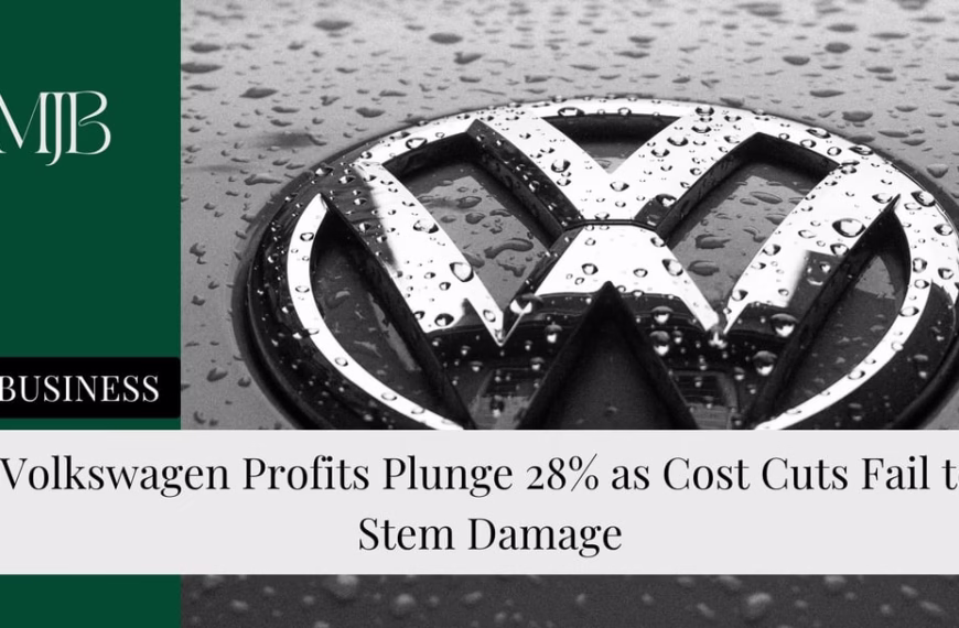 Volkswagen Profits Plunge 28% as Cost Cuts Fail to Stem Damage